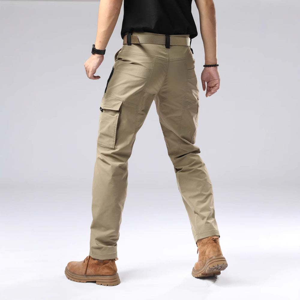 Men's Outdoor Loose Casual Pants Overalls Windproof Waterproof