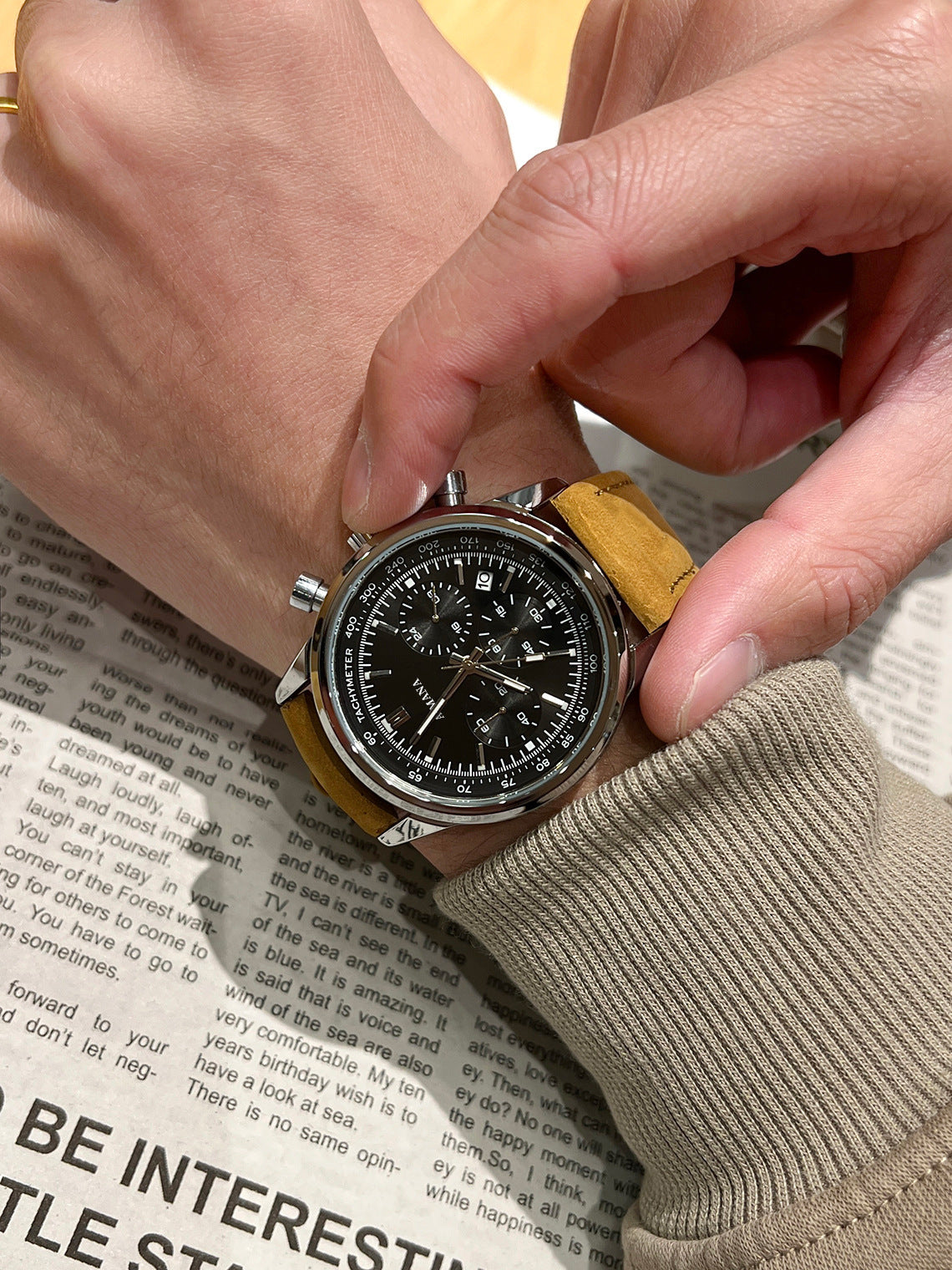 Men's Casual New Multi-functional Quartz Watch