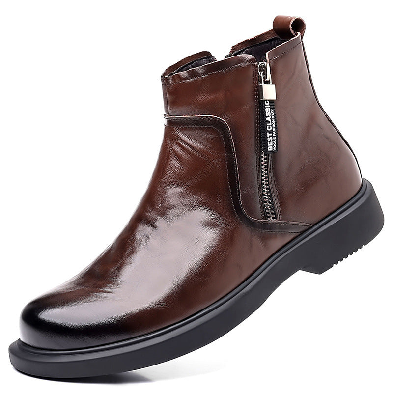 British Style Workwear Non-slip All-matching Breathable Men's Boots
