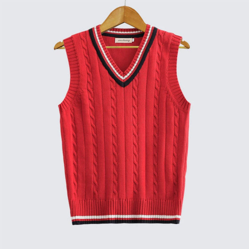 School Uniform Sweater Vest Performance Costume