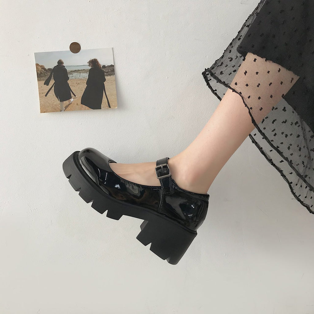 College style Lolita leather shoes