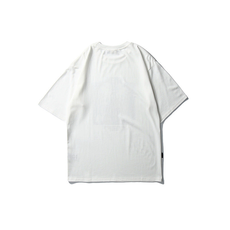 Chest print short sleeve