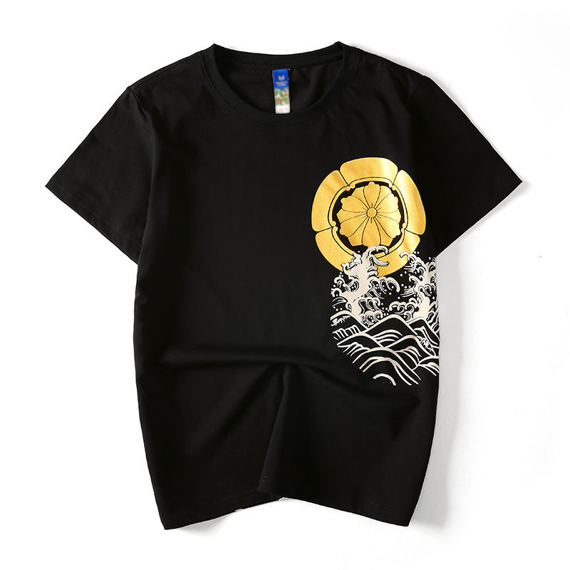Wave print T-shirt