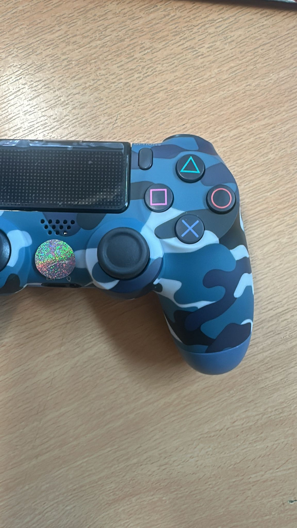 Wireless PS4 Controller – Blue Camo Edition | DualShock 4 Compatible Gamepad