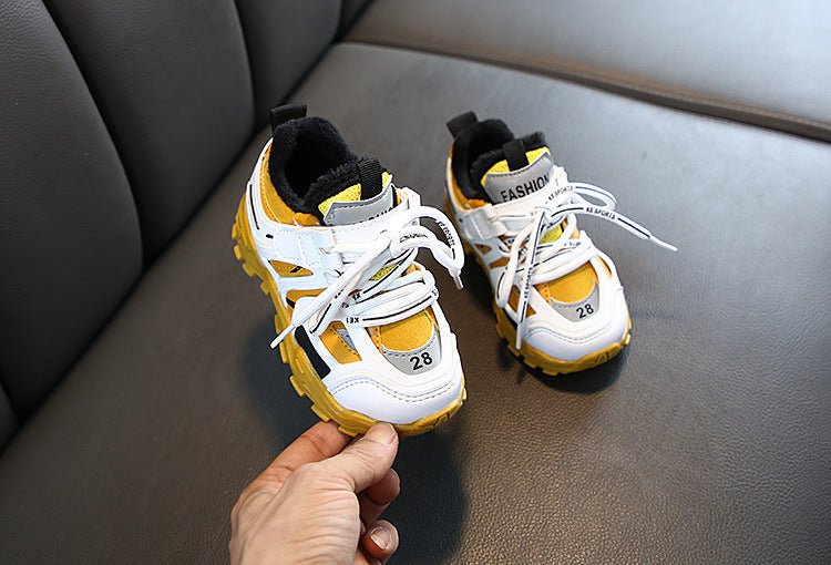 Soft-sole non-slip children warm shoes