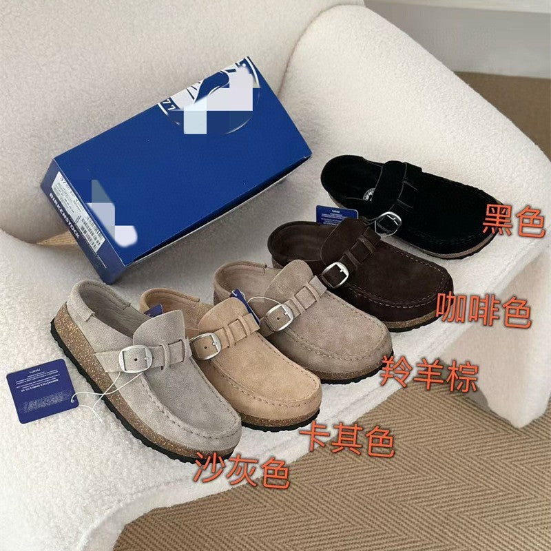 Men's And Women's Same Style Comfortable Outdoor Lazy Mule Slippers