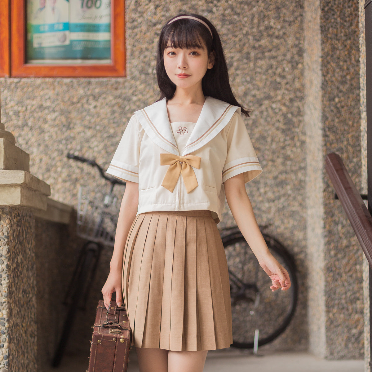 After School Autumn Cherry Summer Clothes Uniform Female