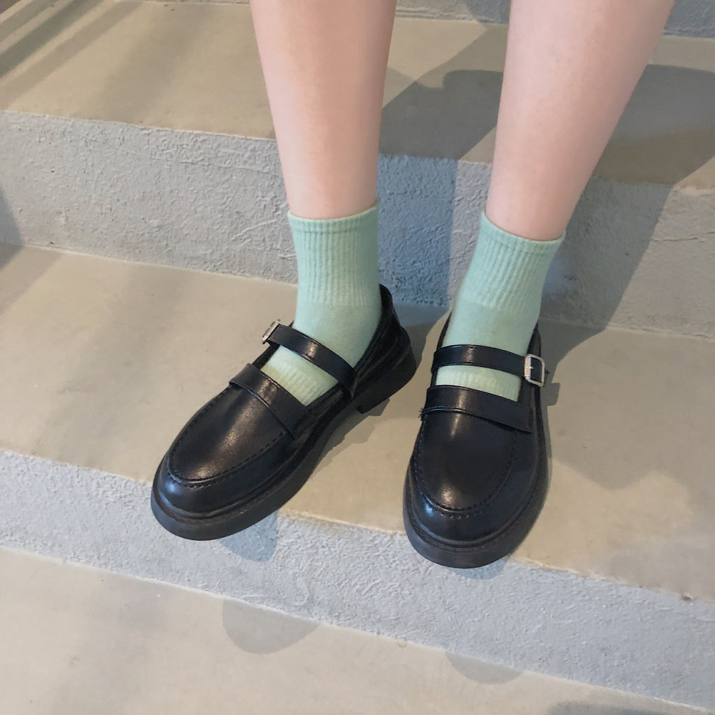 British uniform lolita shoes