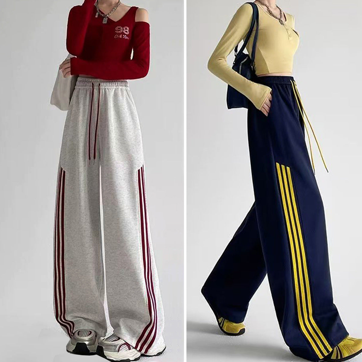 High-waisted Loose Casual Pants For Women With A Sense Of Design