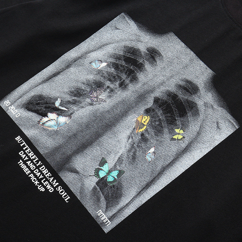 Chest print short sleeve