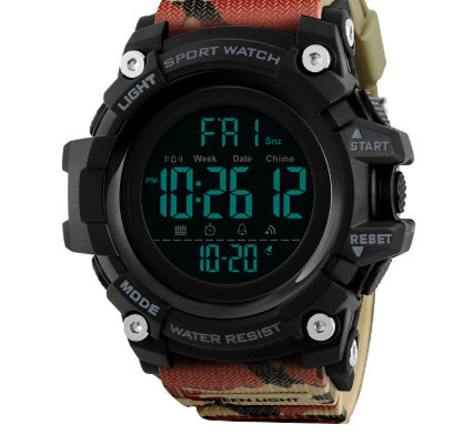 Outdoor Exercise Camouflage Fashion Men's Electronic Watch