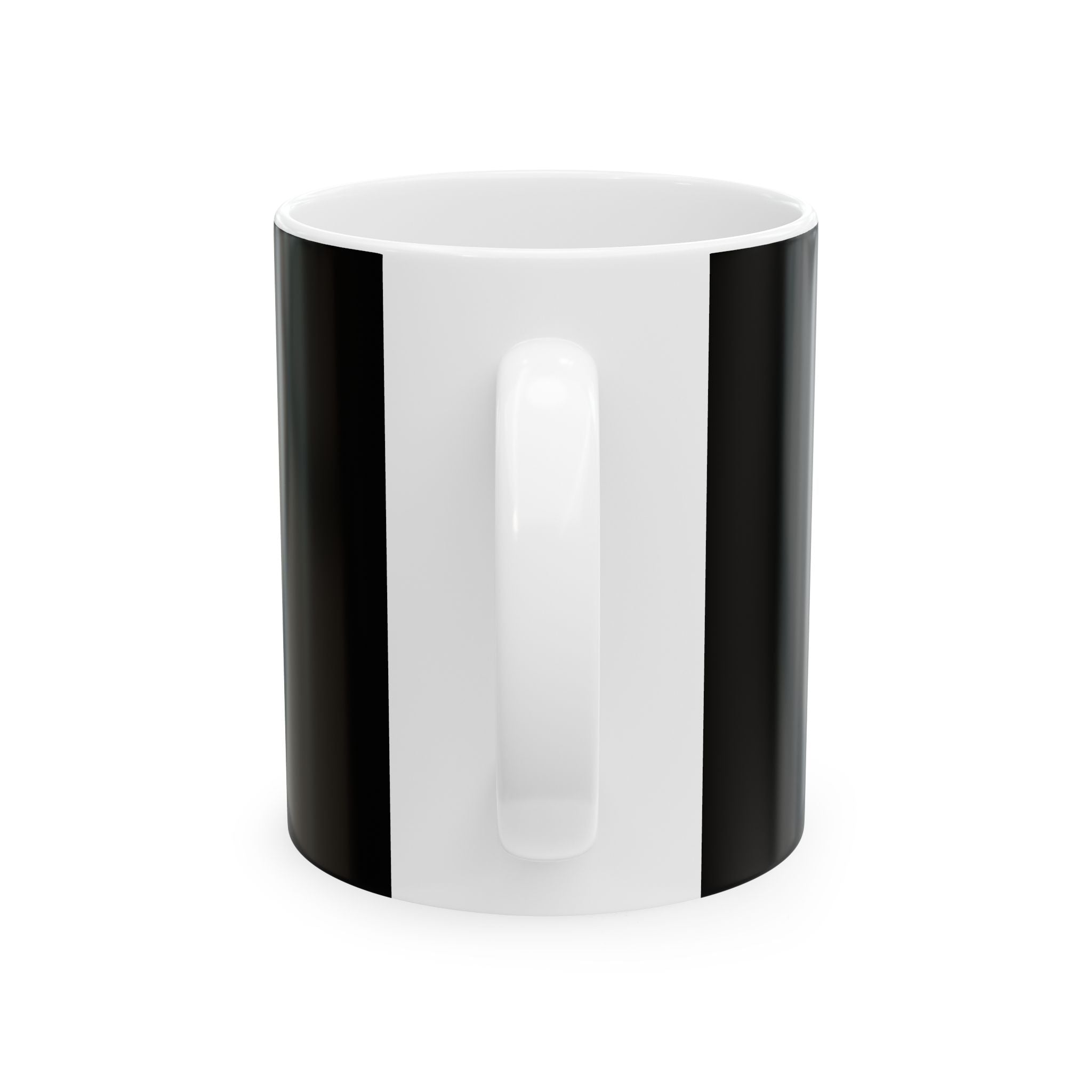 Logo Ceramic Mug – Branded Black Coffee Cup (11oz, 15oz)