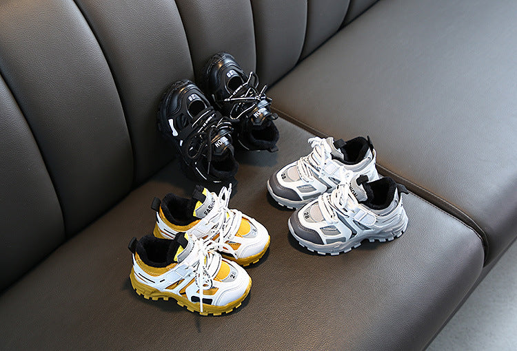 Soft-sole non-slip children warm shoes