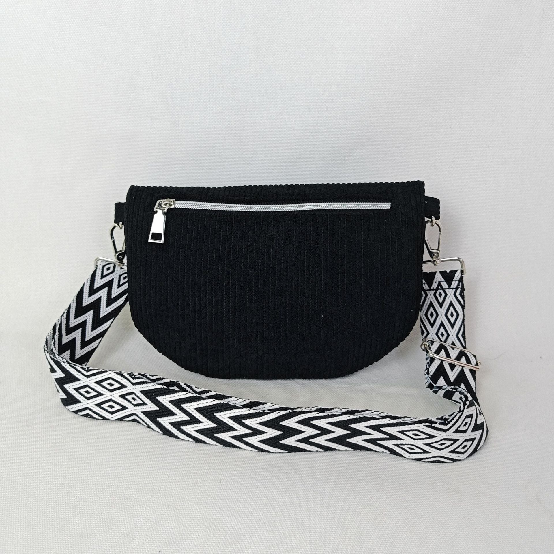 Large Capacity Female Shell Corduroy Shoulder Bag