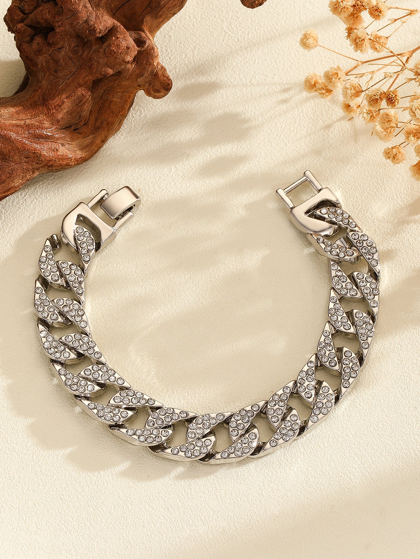 Full Diamond Bracelet Heavy Metal Rap Haoshi Bracelet