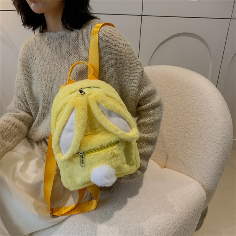Women's Cute Rabbit Ears Bags Fashion Mini Backpack Kids