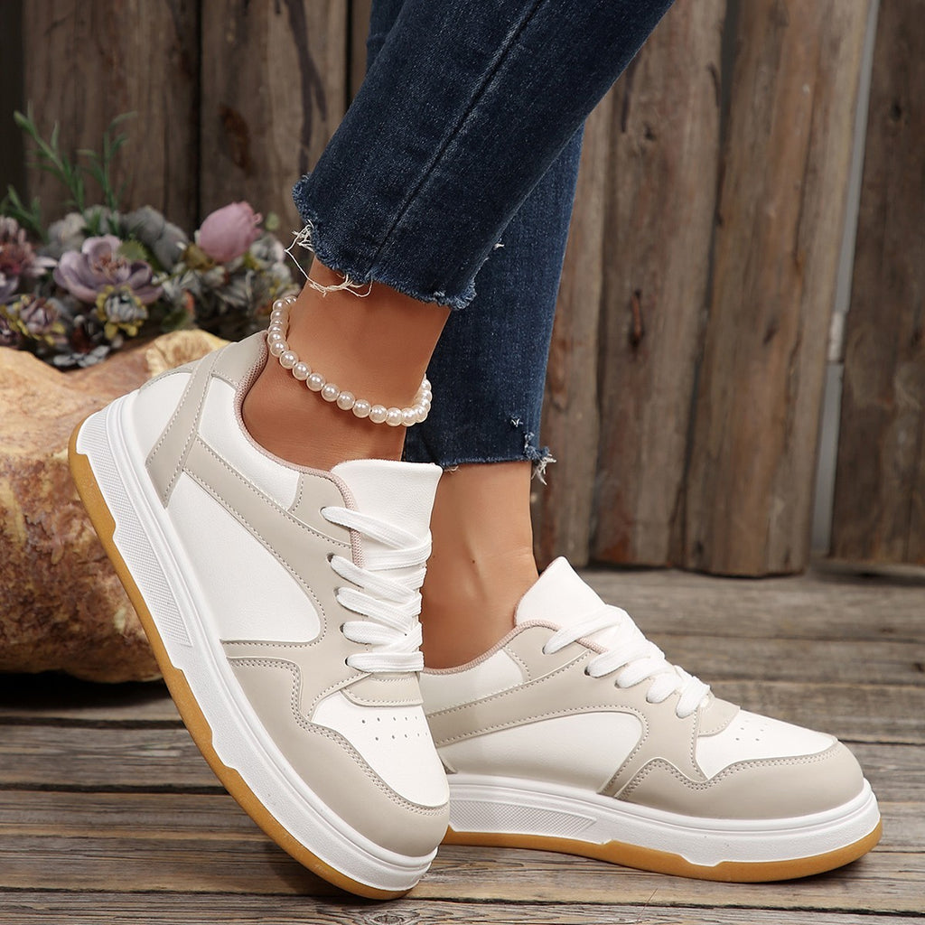 Women's Korean-style Thick-soled Casual Sneakers