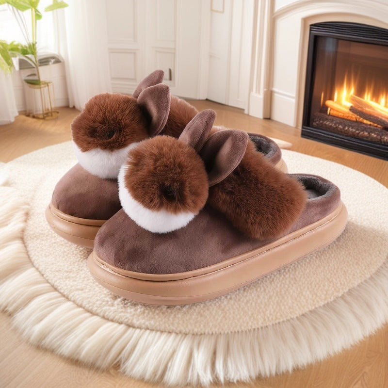 Warm Slippers For Men And Women Silent Thickened