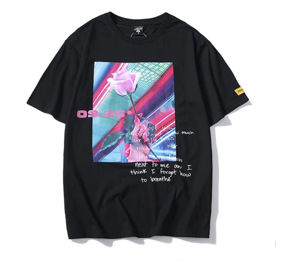 Men's rose print short