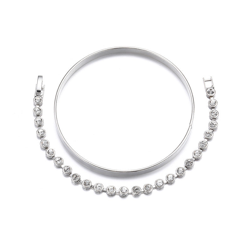 Vintage Jewelry Gold Diamond Bracelet