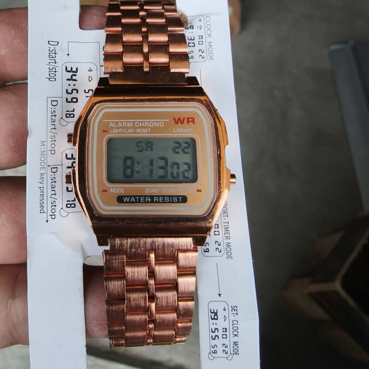 Rose Gold Watch