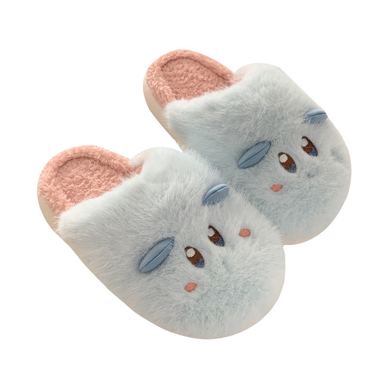 Cute Cartoon Cotton Slippers Female Student Winter