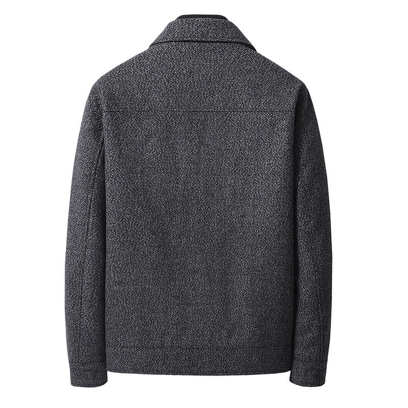 Jacket Men's Fashion Woolen Coat