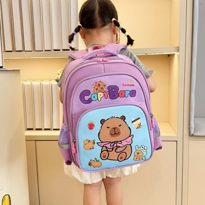New Children's School Bag Cartoon Capabala School Bag