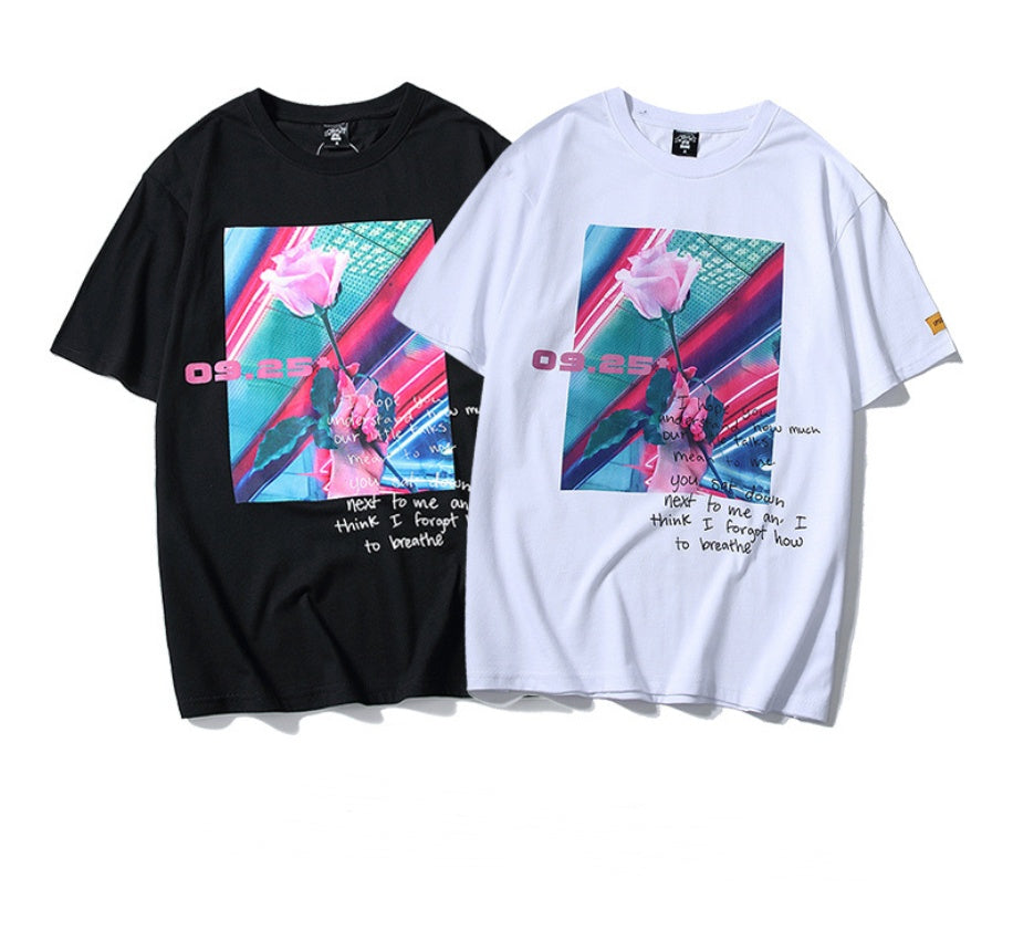 Men's rose print short