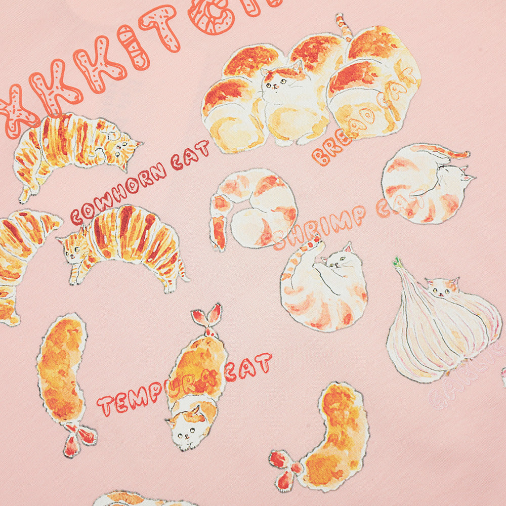 Cartoon Print Short Sleeve