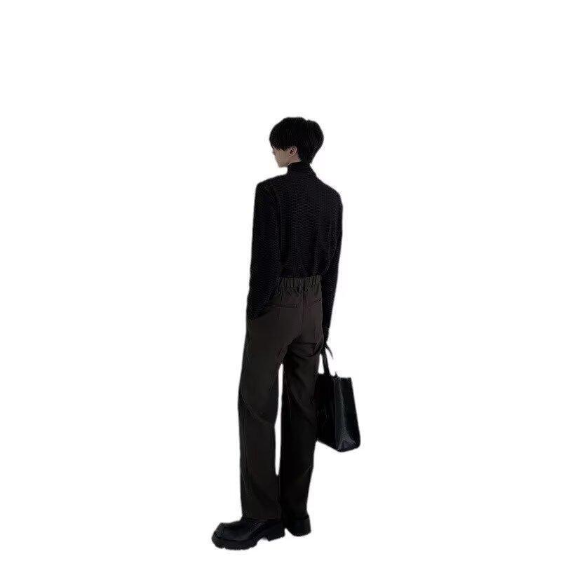 Autumn High-grade Autumn Draping Effect Suit Pants Autumn Cropped Pants