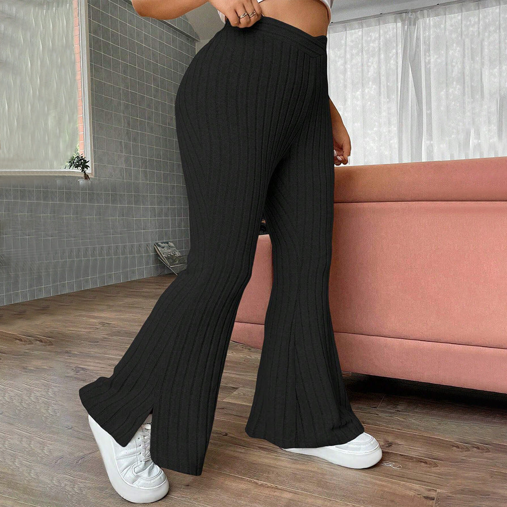 Simple Fashionable Casual Draping Leg-slimming Wide-leg Pants