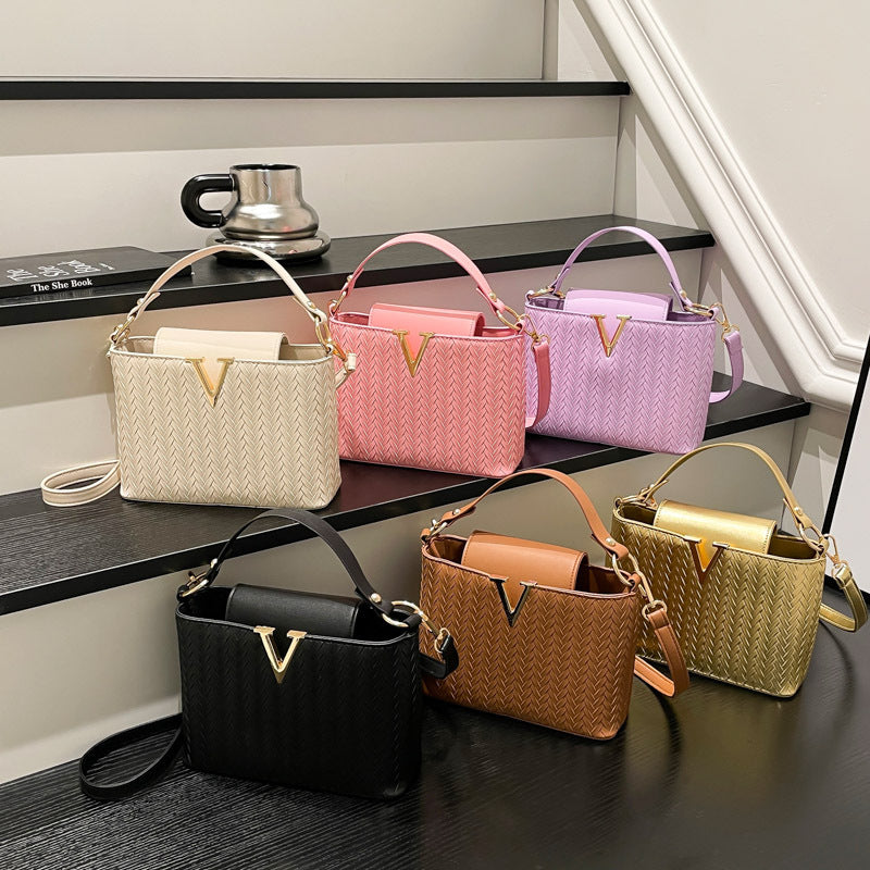 Simple Large Capacity Casual Shoulder Messenger Handbag