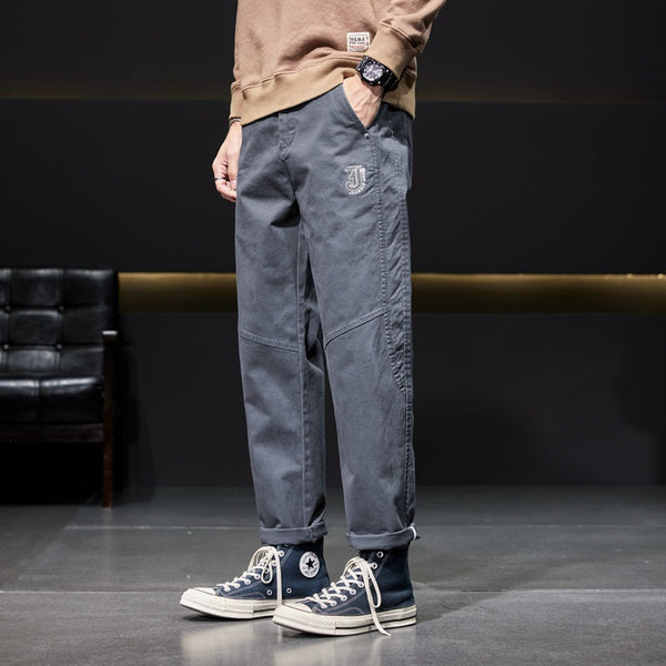 Men's Casual Pants Retro Easy Matching Workwear Men's