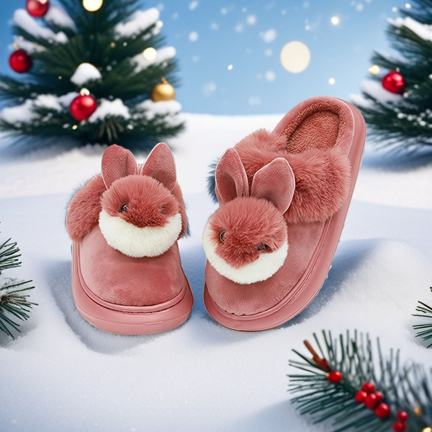 Warm Slippers For Men And Women Silent Thickened