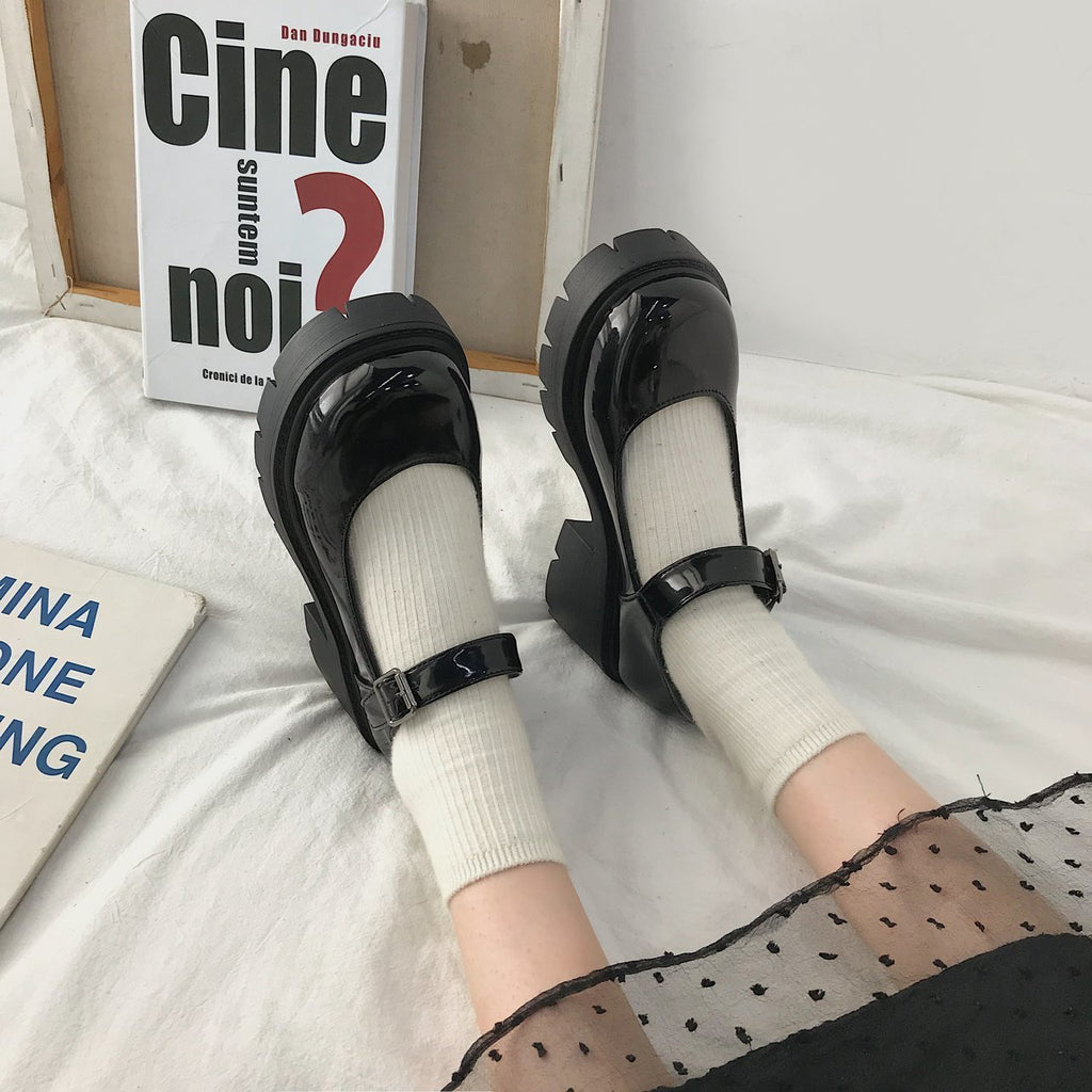 College style Lolita leather shoes