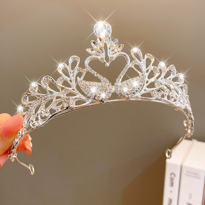 Children's Children's Crown Headdress Girls Princess Crown Hair Clip