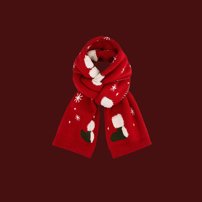 Warm Wear With Lovers' Christmas Shawls