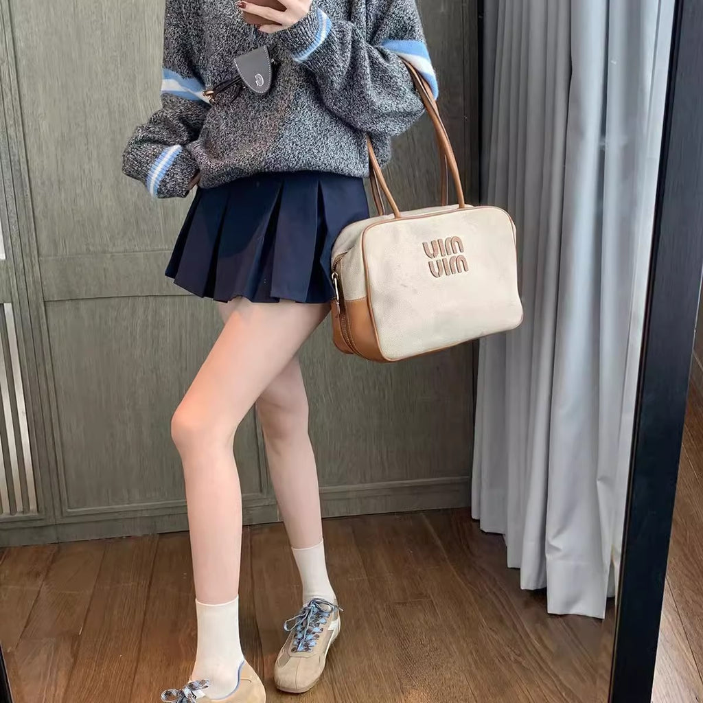 Genuine Leather Trend All-match Retro Casual Women's Shoes