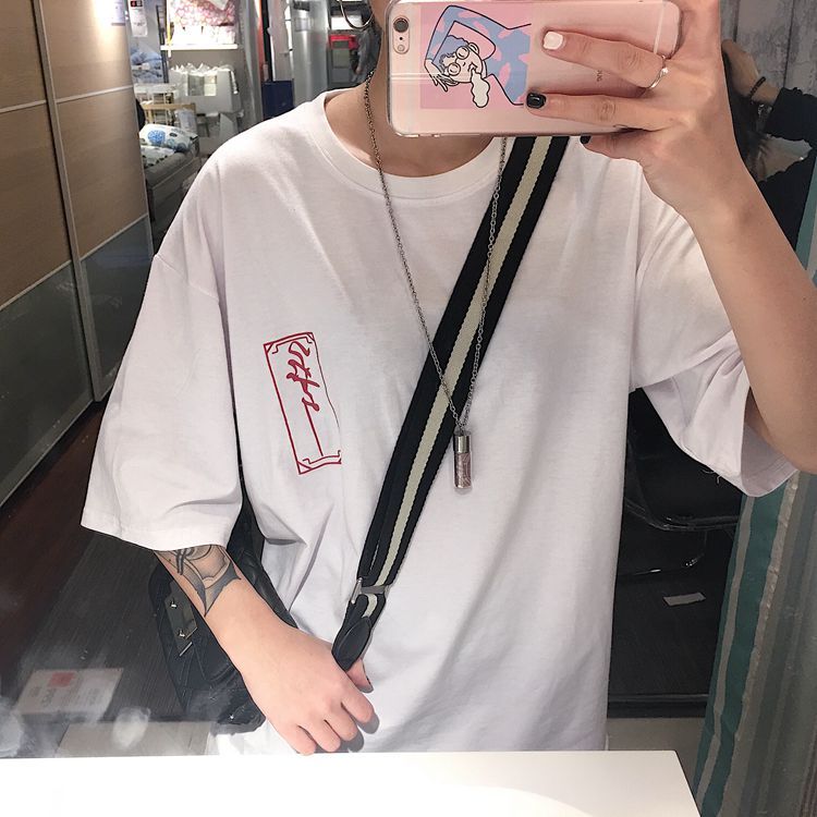 Harajuku print T-shirt