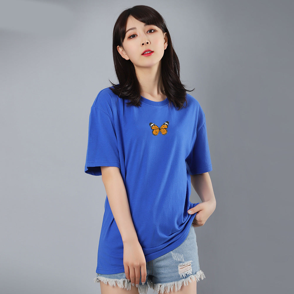 Butterfly print T-shirt