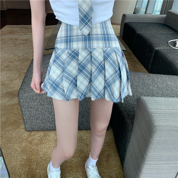 Short Sleeve School Uniform POLO Tie Skirt 3-piece Sailor Suit