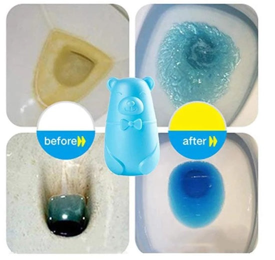 Blue bubble toilet toilet toilet liquid toilet detergent toilet treasure