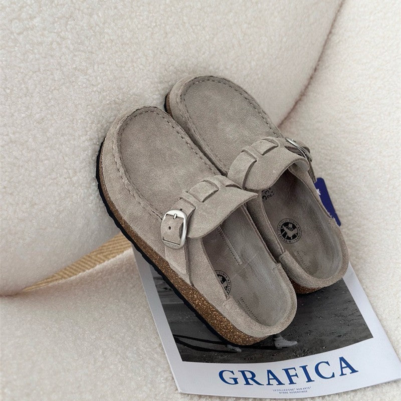 Men's And Women's Same Style Comfortable Outdoor Lazy Mule Slippers