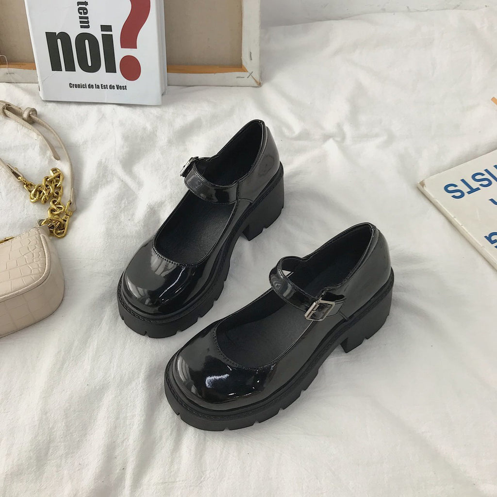 College style Lolita leather shoes