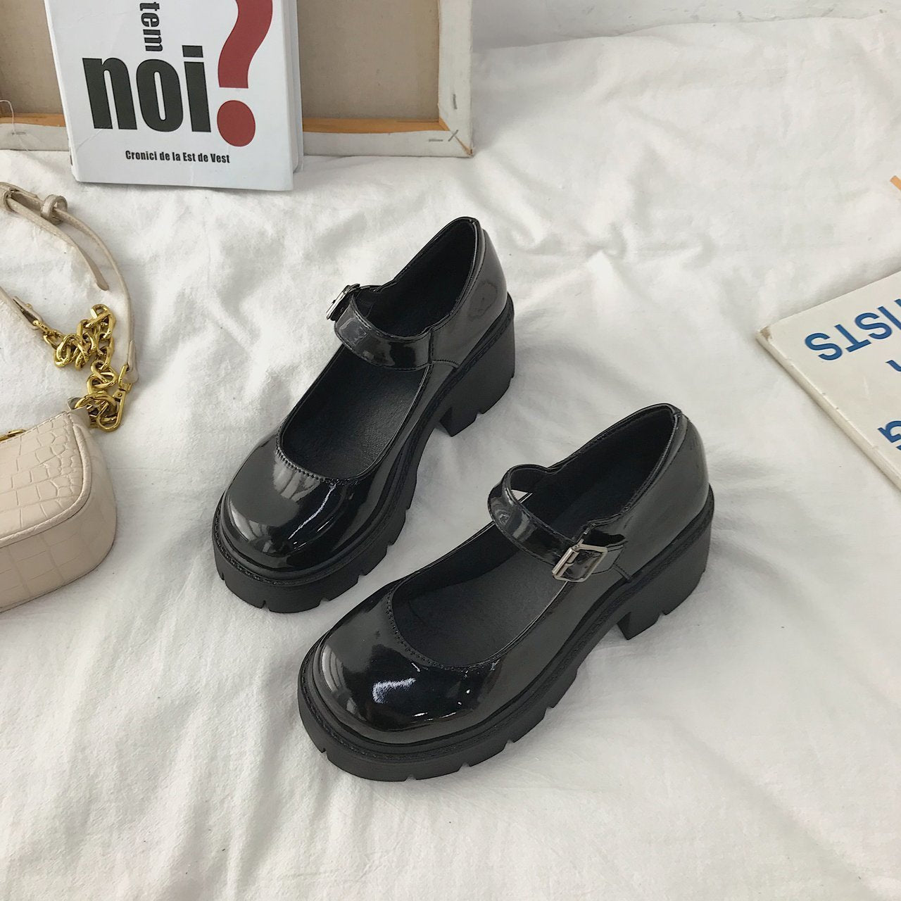 College style Lolita leather shoes