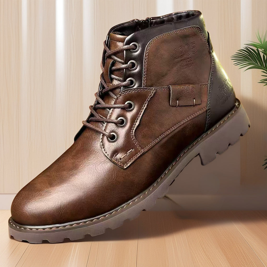 Male Martin Boots Leisure Plus Size Zip Ankle Boots