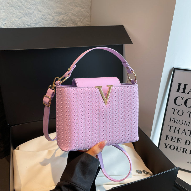 Simple Large Capacity Casual Shoulder Messenger Handbag