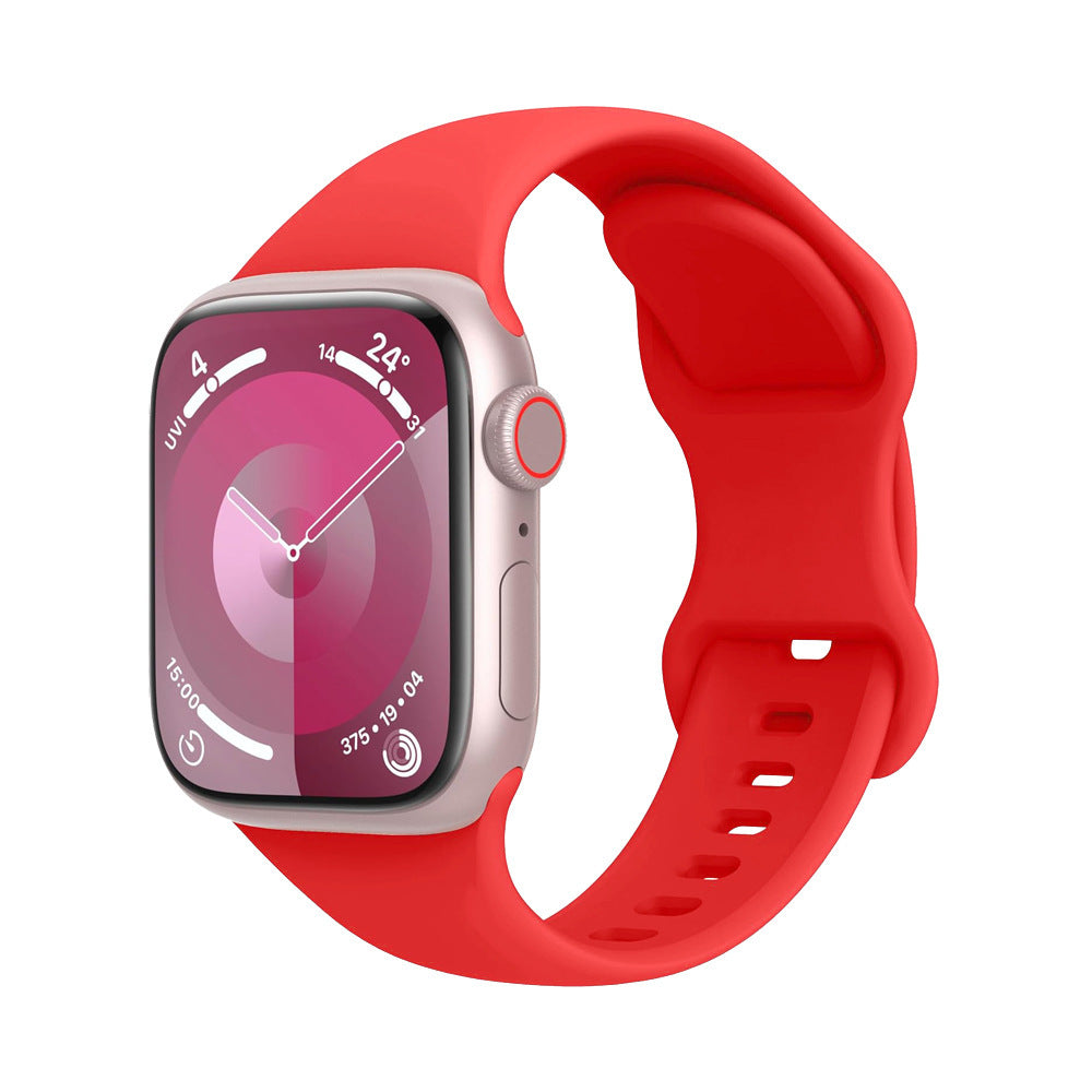 Solid Color Silicone Strap Butterfly Horoscope Buckle Monochrome Silicone