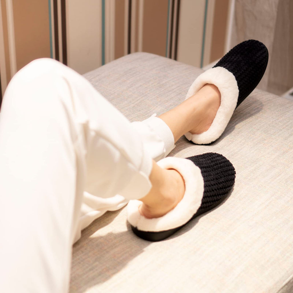 Fluffy Plush Men And Women Casual Slippers